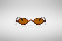 Leopard with brown lenses