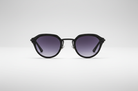 Black with purple lenses