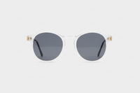 Clear with black lenses