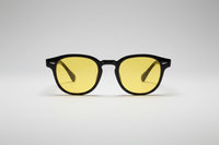 Black with yellow lenses