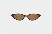 Leopard with brown lenses