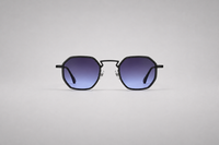 Black with gradient violet lenses