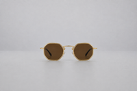 Gold with brown lenses