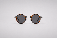 Tortoiseshell with dark gray lenses