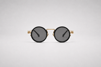 Black with gold details