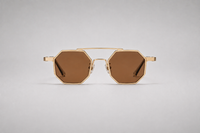 Gold with brown lenses