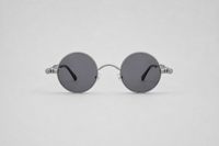 Silver with gray lenses