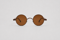 Bronze with brown lenses
