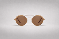 Gold with brown lenses