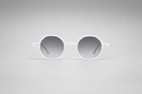 White with gray lenses