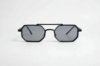 Black with gradient blue lenses