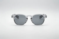 Clear with gray lenses