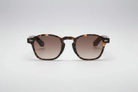 Brown marble with gradient lenses