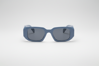 Blue with dark lenses
